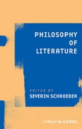 Cover: Philosophy of Literature - Wiley-Blackwell