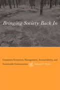 Cover: Bringing Society Back in - MIT Press