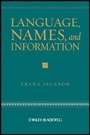 Cover: Language, Names, and Information - Wiley-Blackwell