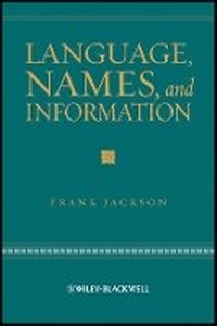 Enlarge image Cover: Language, Names, and Information - Wiley-Blackwell
