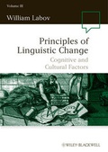 Cover: Principles of Linguistic Change, Volume 3 - Wiley-Blackwell