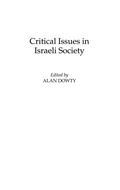 Cover: Critical Issues in Israeli Society - Praeger Publishers Inc