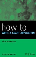 Cover: How to Write a Grant Application - Wiley-Blackwell