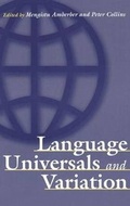 Cover: Language Universals and Variation - Praeger Publishers Inc