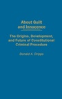 Cover: About Guilt and Innocence - Praeger Publishers Inc