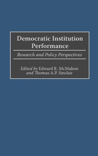 Enlarge image Cover: Democratic Institution Performance - Praeger Publishers Inc