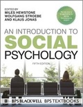 Cover: An Introduction to Social Psychology - Wiley-Blackwell