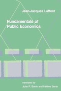 Cover: Fundamentals of Public Economics - MIT Press