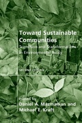 Cover: Toward Sustainable Communities - MIT Press