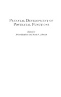 Cover: Prenatal Development of Postnatal Functions - Praeger Publishers Inc