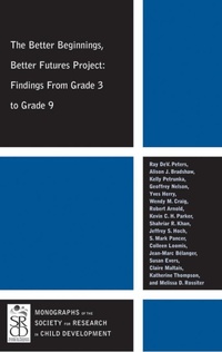 Enlarge image Cover: The Better Beginnings, Better Futures Project - Wiley