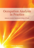 Cover: Occupation Analysis in Practice - Wiley-Blackwell