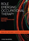 Cover: Role Emerging Occupational Therapy - Wiley-Blackwell