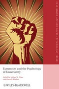Cover: Extremism and the Psychology of Uncertainty - Wiley-Blackwell