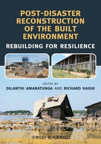 Enlarge image Cover: Post-Disaster Reconstruction of the Built Environment - Wiley-Blackwell