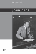 Cover: John Cage: Volume 12 - MIT Press