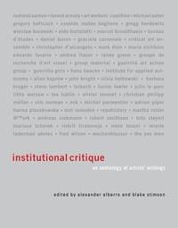 Enlarge image Cover: Institutional Critique - MIT Press