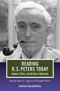 Cover: Reading R. S. Peters Today - Wiley-Blackwell