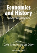 Cover: Economics and History - Wiley-Blackwell