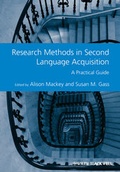 Cover: Research Methods in Second Language Acquisition - Wiley-Blackwell