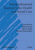 Cover: Interprofessional Teamwork for Health and Social Care - Wiley-Blackwell
