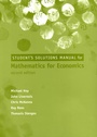 Cover: Student Solutions Manual for Mathematics for Economics - MIT Press