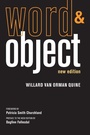 Cover: Word and Object - MIT Press