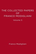 Cover: The Collected Papers of Franco Modigliani - MIT Press