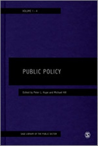 Enlarge image Cover: Public Policy - SAGE Publications Ltd