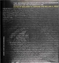 Cover: The Information Resources Policy Handbook - MIT Press