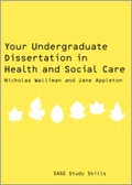 Cover: Your Undergraduate Dissertation in Health and Social Care - SAGE Publications Ltd