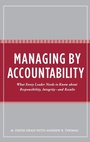 Cover: Managing by Accountability - Praeger Publishers Inc