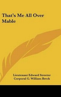 Enlarge image Cover: That's Me All Over Mable - Kessinger Publishing