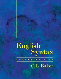 Enlarge image Cover: English Syntax - MIT Press
