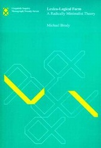 Enlarge image Cover: Lexico-Logical Form - MIT Press