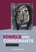Cover: Vowels and Consonants - Wiley-Blackwell