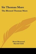 Cover: Sir Thomas More - Kessinger Publishing