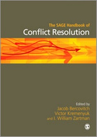Enlarge image Cover: The SAGE Handbook of Conflict Resolution - SAGE Publications Ltd