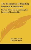 Cover: The Technique of Building Personal Leadership - Kessinger Publishing