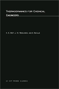 Abbildung von: Thermodynamics for Chemical Engineers - MIT Press