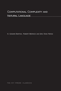 Enlarge image Cover: Computational Complexity and Natural Language - MIT Press
