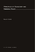 Cover: Principles of Budgetary and Financial Policy - MIT Press