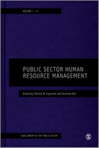 Enlarge image Cover: Public Sector Human Resource Management - SAGE Publications Ltd
