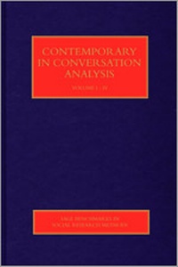 Enlarge image Cover: Contemporary Studies in Conversation Analysis - SAGE Publications Ltd