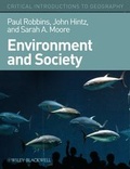 Cover: Environment and Society - Wiley-Blackwell