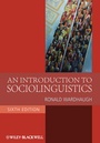 Cover: An Introduction to Sociolinguistics - Wiley-Blackwell