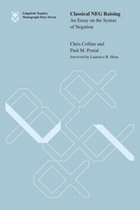Enlarge image Cover: Classical NEG Raising: Volume 67 - MIT Press