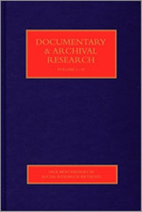 Enlarge image Cover: Documentary & Archival Research - SAGE Publications Ltd