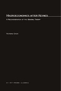 Cover: Macroeconomics after Keynes - MIT Press
