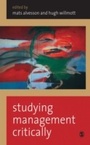 Cover: Studying Management Critically - SAGE Publications Ltd